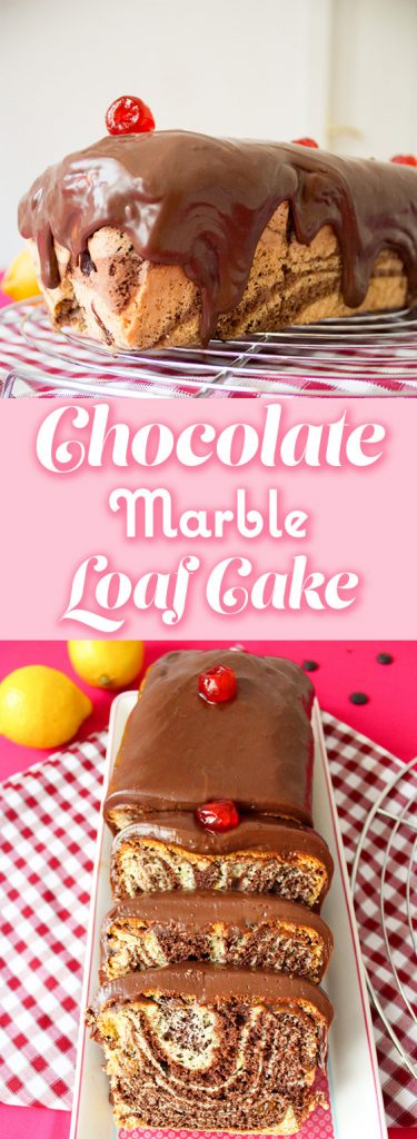 chocolate marble loaf cake pin