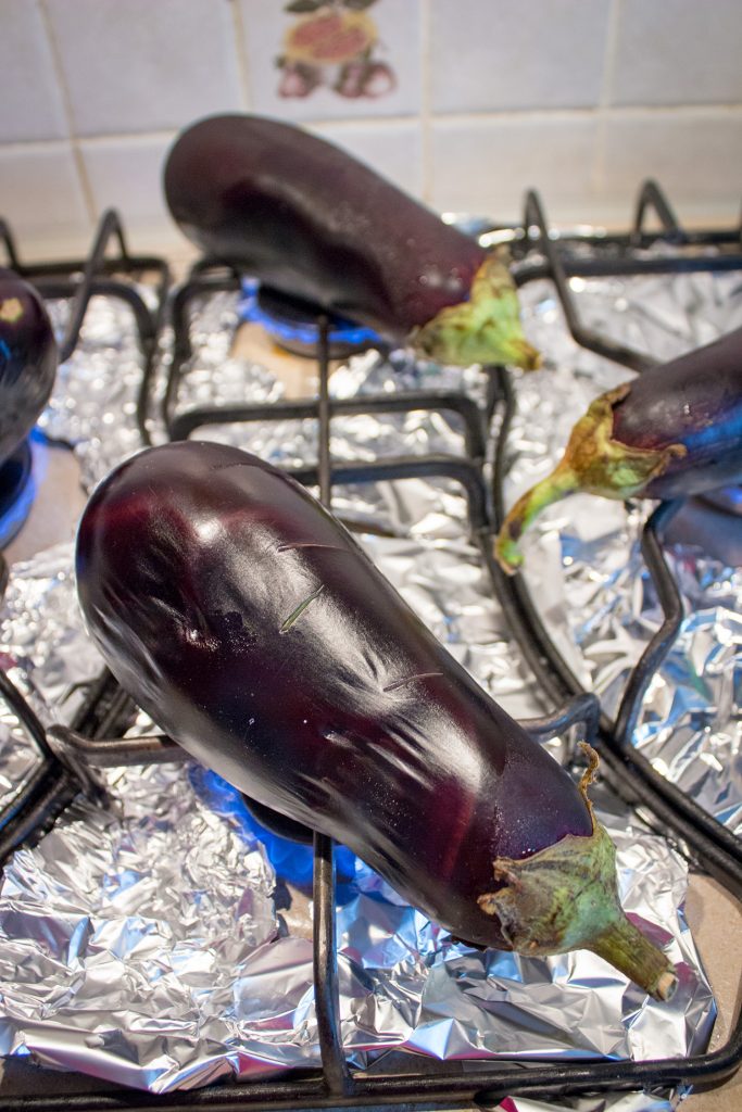 eggplant cooking